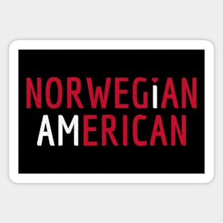 I Am Norwegian American - Norway and America Pride Magnet